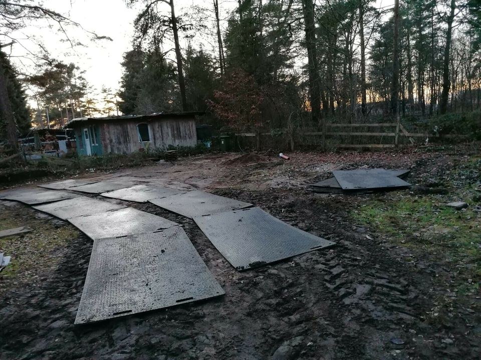 Bodenschutzplatte Fahrplatten Baustrasse mieten in Wrestedt – 4