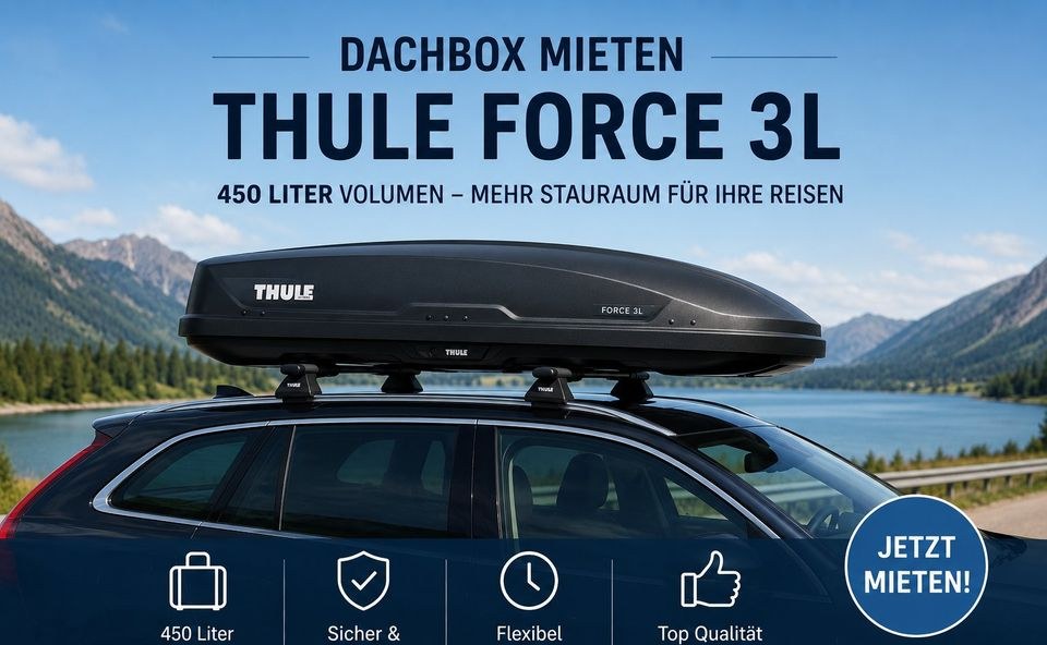 Thule Dachbox mieten bei Mietpark HortiRent – Zubehör statt Kauf