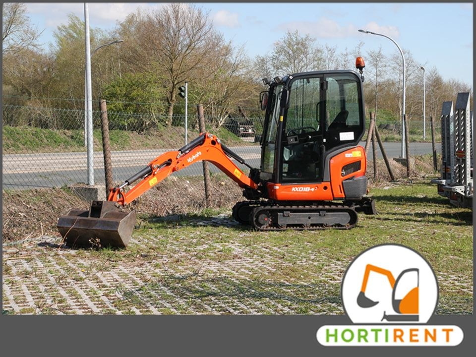 Minibagger Bagger Wurzeln entfernen mieten bei Mietpark HortiRent – 4
