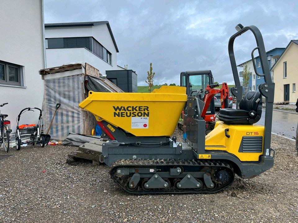 Kettendumper Wacker Neuson DT08 DT10 DT15 mieten in Aach – 3
