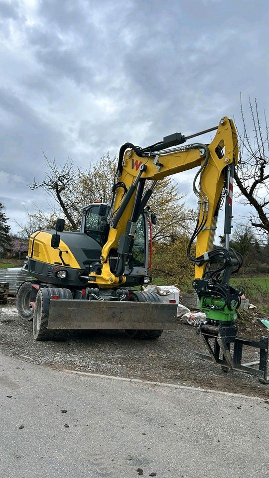 Mobilbagger Wacker Neuson EW100 2 mieten bei JF Baudienstleistungen – 2