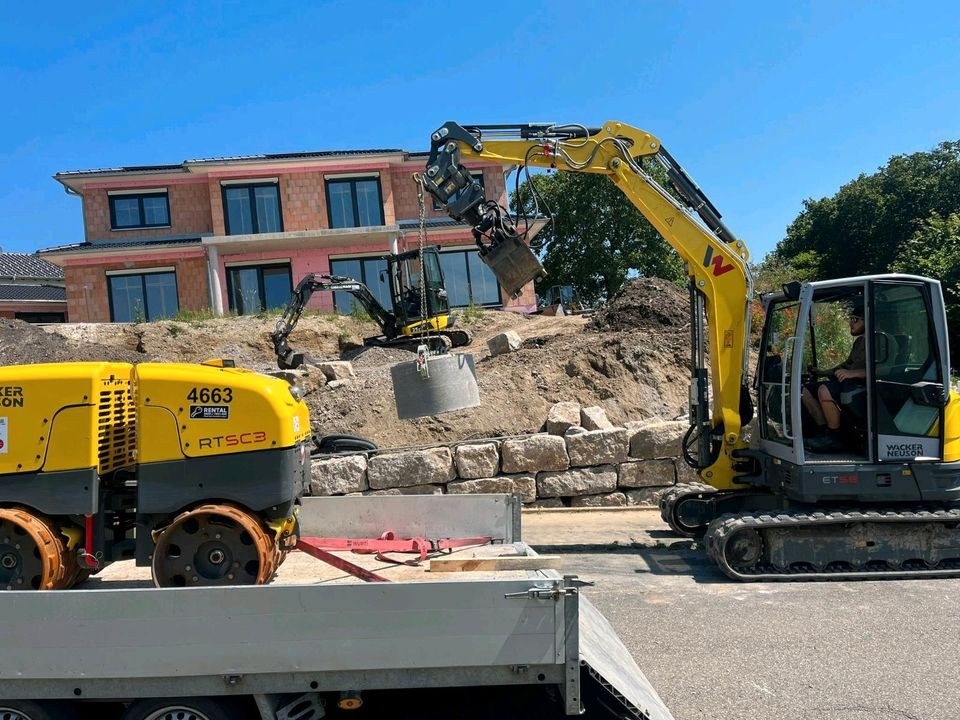 Rüttelplatten,Stampfer Rammax ohne Pflastermatte mieten in Aach