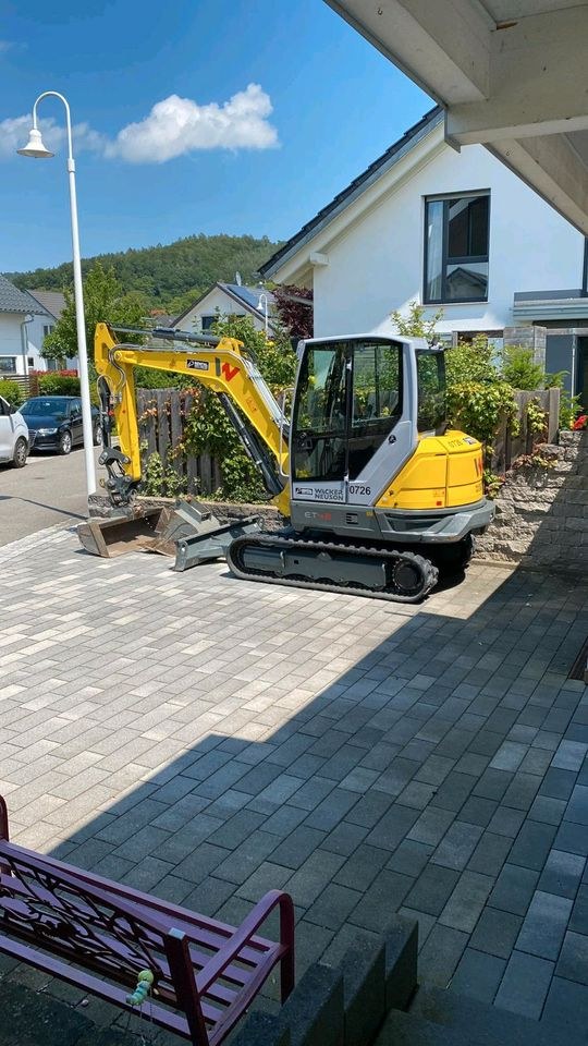 Bagger ET 42 Powertilt Minibagger Kettenbagger mieten in Aach