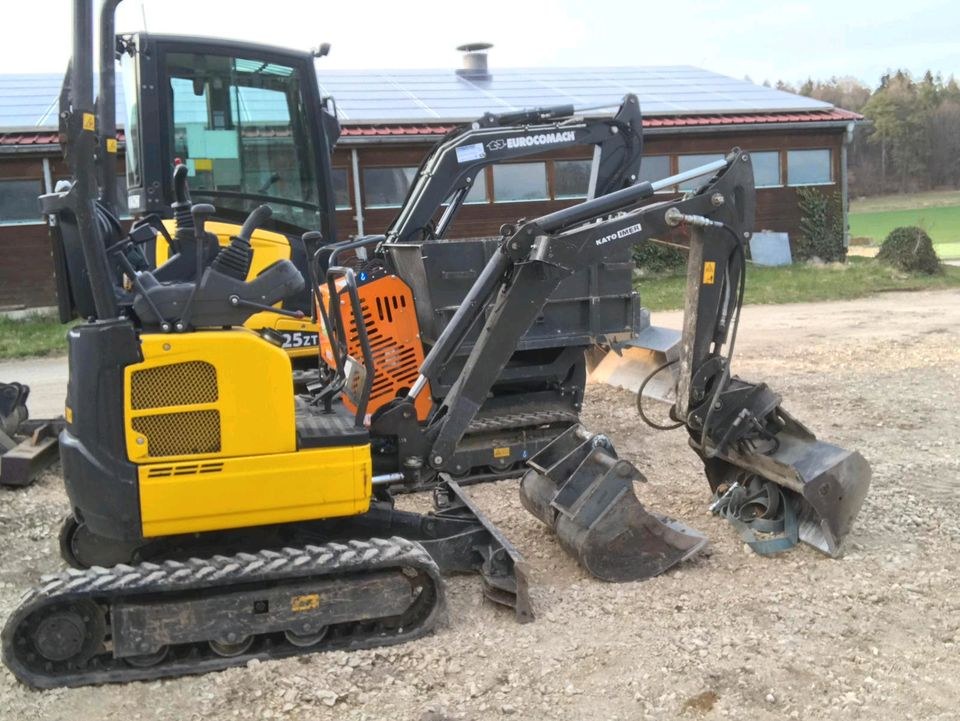 Bagger Minibagger Mobilbagger Kettenbagger 1,8t mieten in Aach – 4