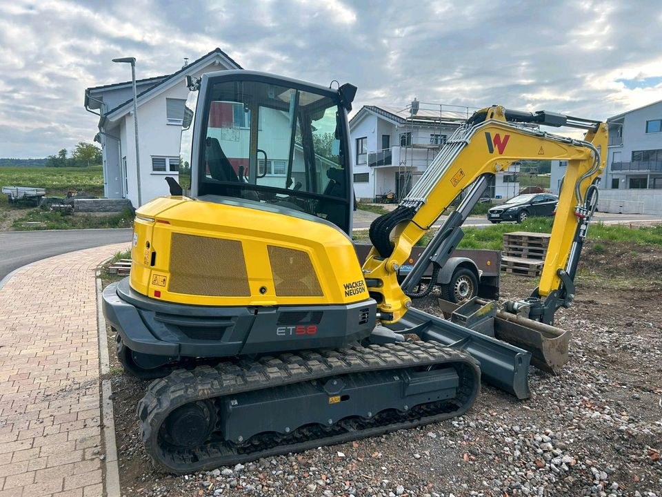 Wacker Neuson ET 58 6 t Bagger Kettenbagger mieten in Aach – 3