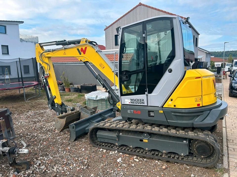 Wacker Neuson ET 58 6 t Bagger Kettenbagger mieten in Aach – 2