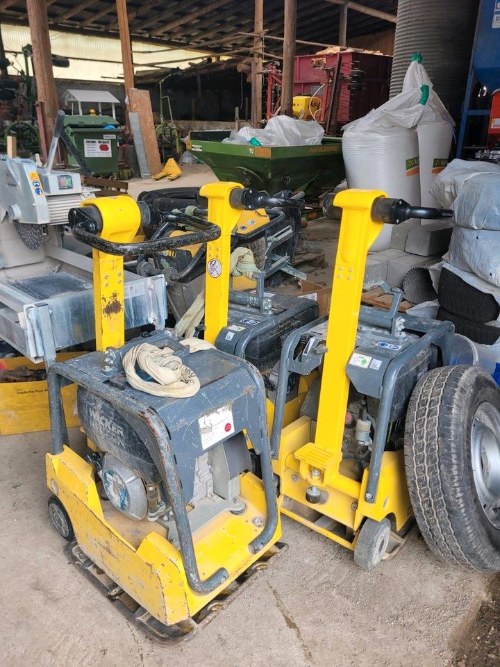 Rüttelplatten,Stampfer Rammax ohne Pflastermatte mieten in Aach – 2
