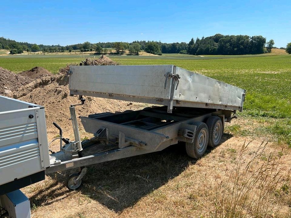 Kippanhänger 3,5t Hirth mieten in Aach – für Erde & Schutt