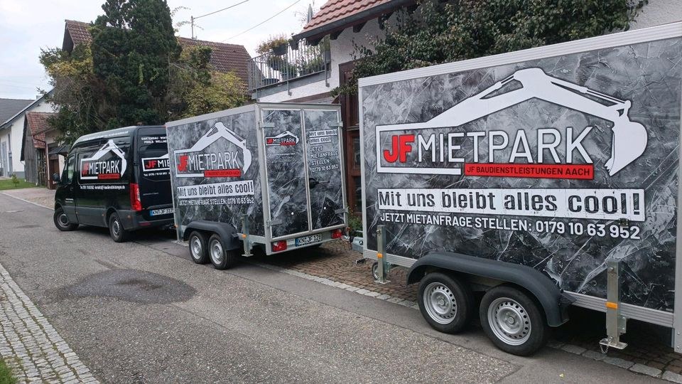 Kipp Anhänger Autotransportanhänger mieten bei JF Baudienstleistungen – 4