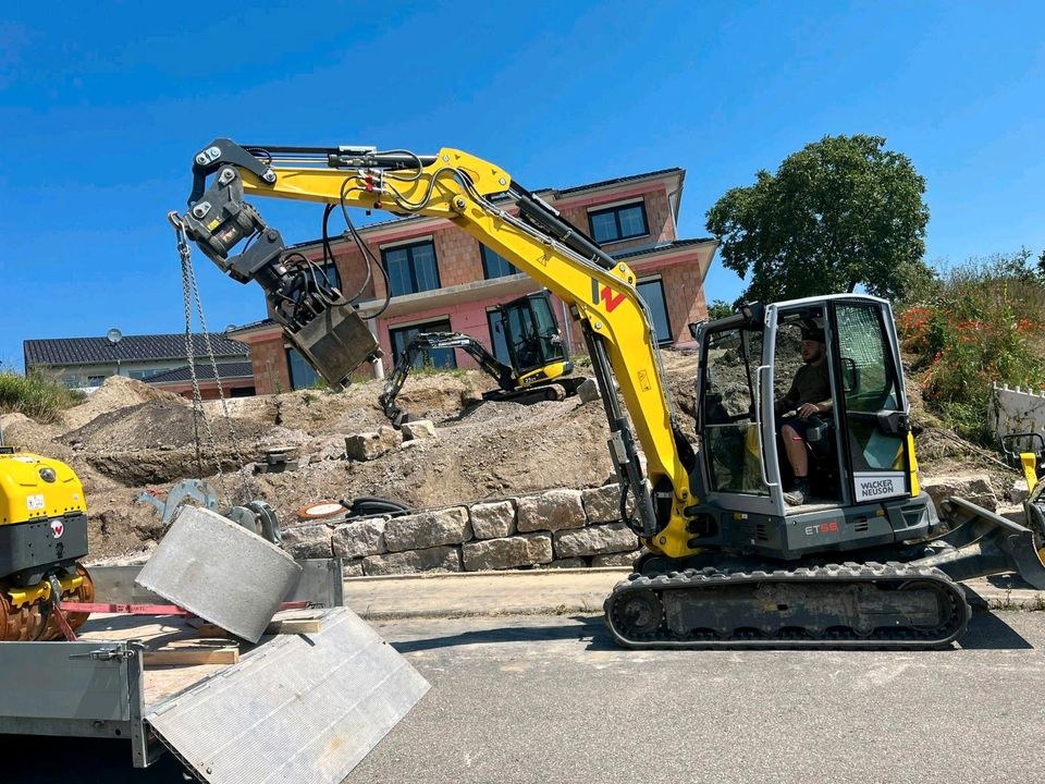 Wacker Neuson ET 58 6 t Bagger Kettenbagger mieten in Aach