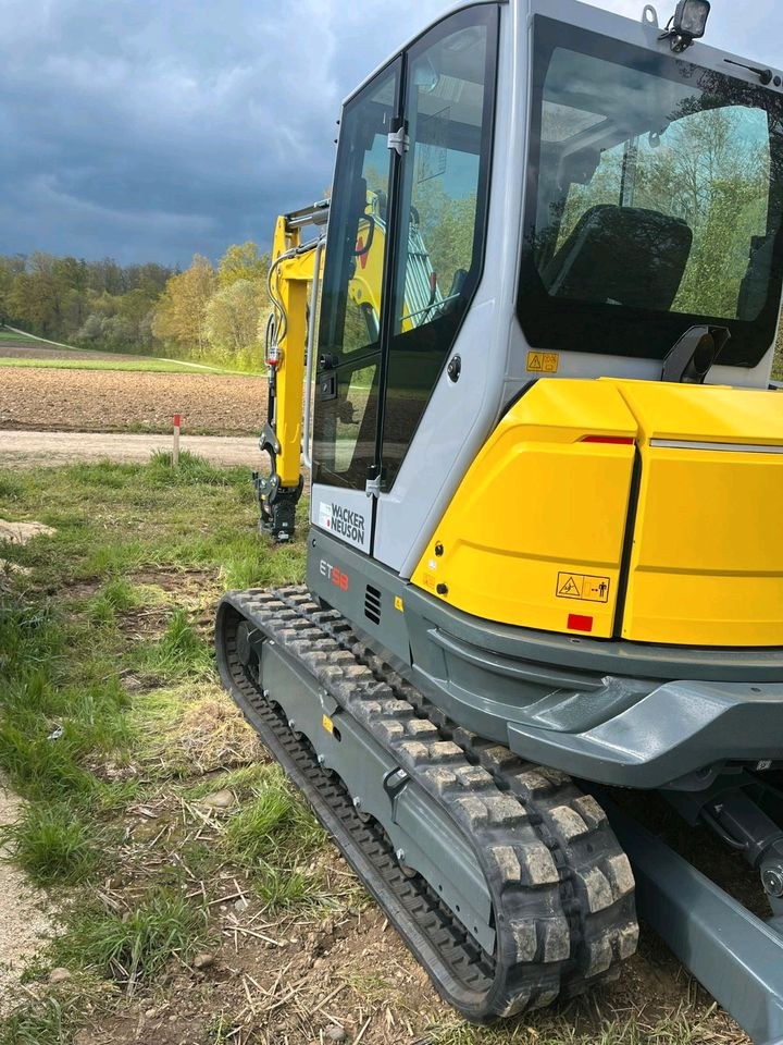 Wacker Neuson ET 58 6 t Bagger Kettenbagger mieten in Aach – 4