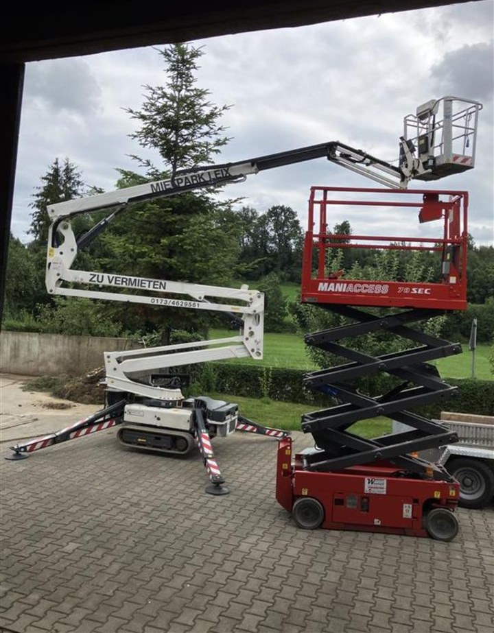 Hubarbeitsbühne Hebebühne Hubsteiger mieten in Binswangen – 2