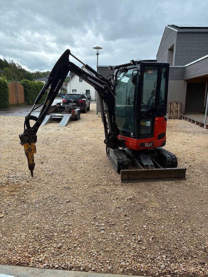 Minibagger Bagger 1,8t incl 3 Löffel Meißel mieten in Binswangen – 4