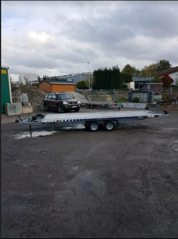 Pkw Trailer Autotransport Anhänger kipper mieten bei Vermietung Jolk – 3