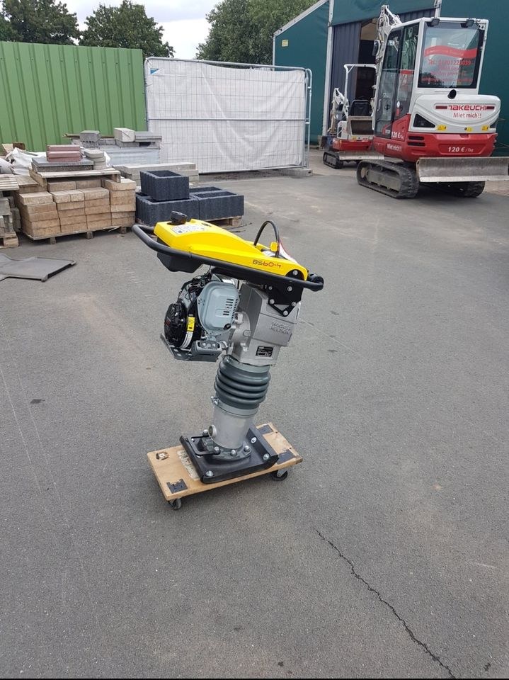 Stampfer verdichter Rüttelplatte Bagger Wacker mieten in Ense – 3