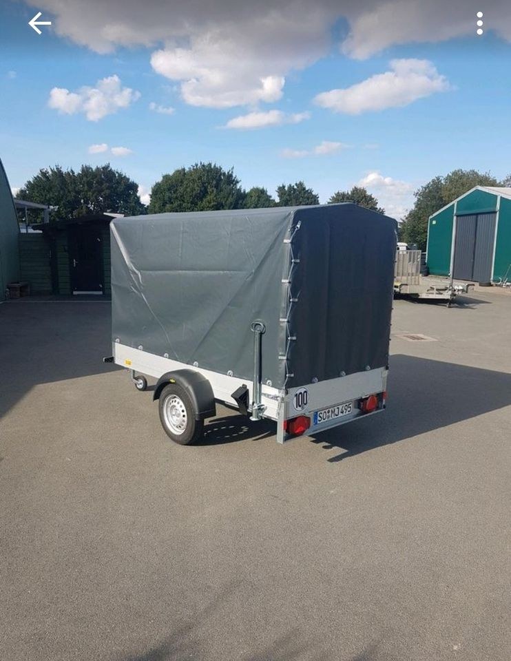 Miet mich planen Anhänger Umzug Transporter mieten bei Vermietung Jolk – 3