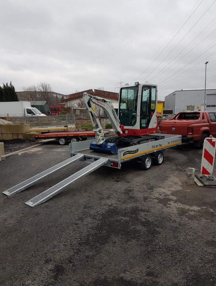 Takeuchi 1,9 Tonnen Bagger Garten Minibagger mieten in Ense – 3