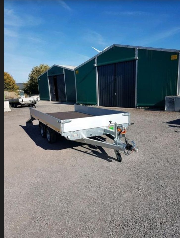 Hochlader Plattform Anhänger multitransporter mieten in Ense – 3
