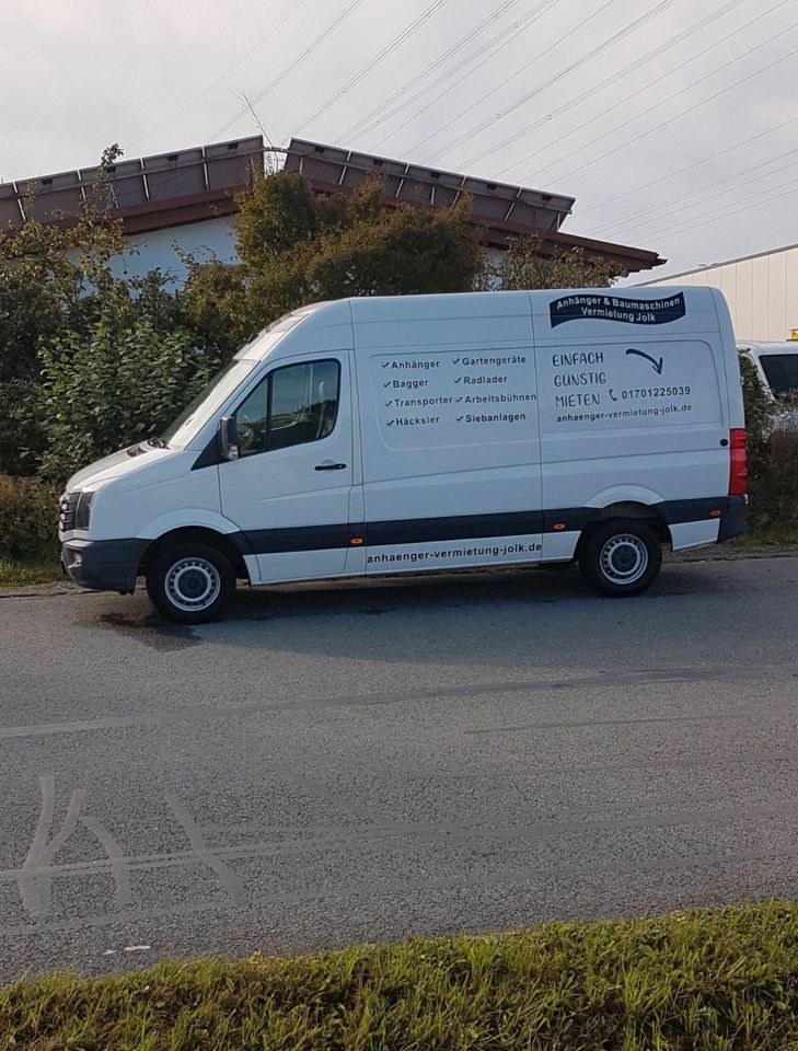 Bulli Transporter VW Crafter Sprinter Umzug mieten bei Vermietung Jolk