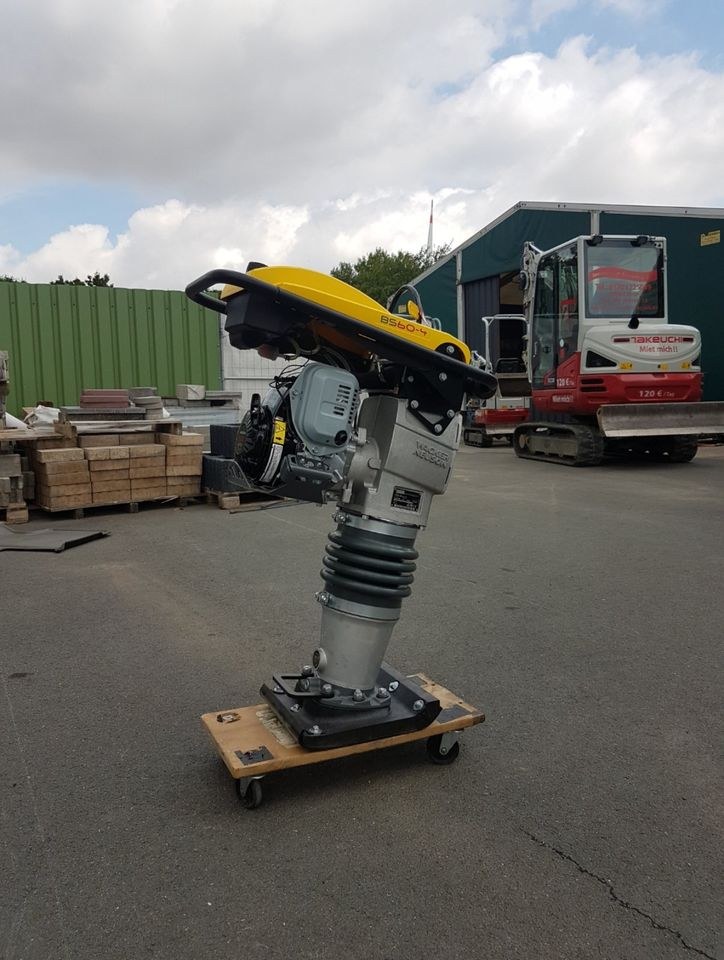 Stampfer verdichter Rüttelplatte Bagger Wacker mieten in Ense