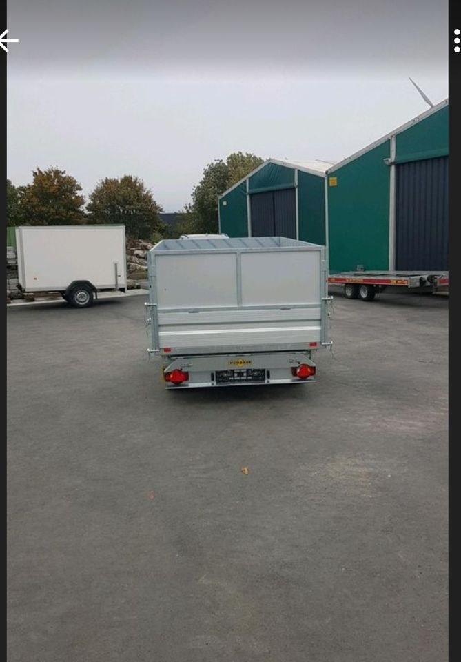 Dreiseitenkipper kipper Anhänger Transporter mieten in Ense – 4