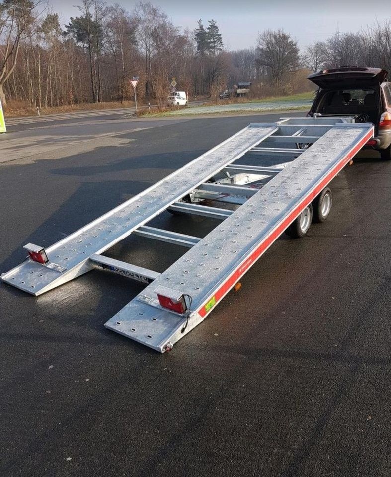 Autotransport Anhänger kipper Pkw Transporter mieten in Ense