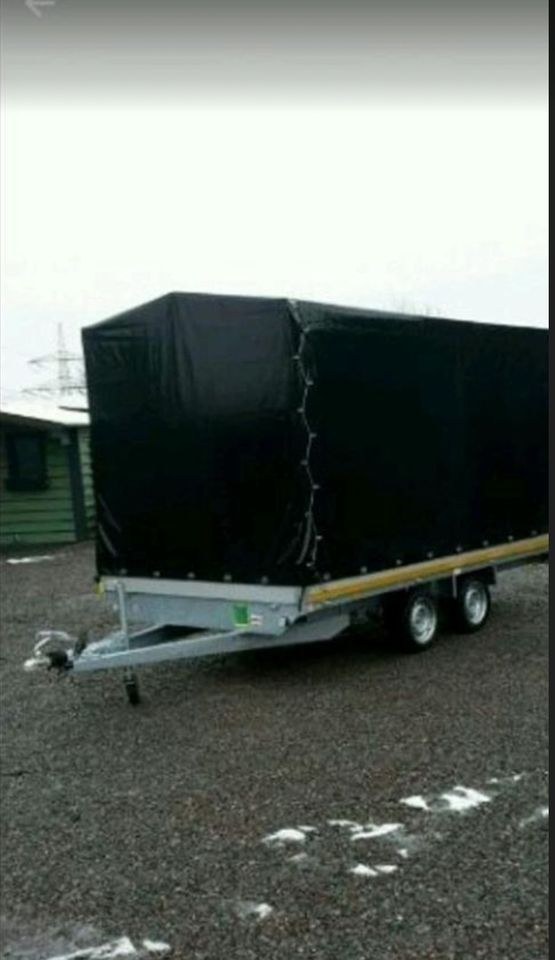 Planen Anhänger Umzug Transporter Möbel Tag mieten bei Vermietung Jolk