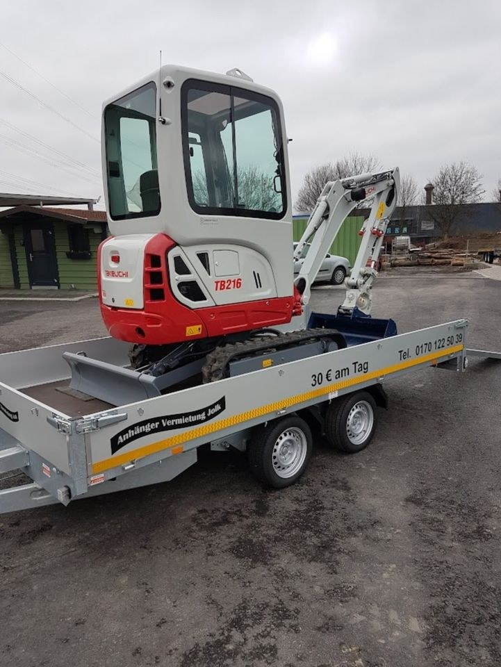 Takeuchi 1,9 Tonnen Bagger Garten Minibagger mieten in Ense – 4
