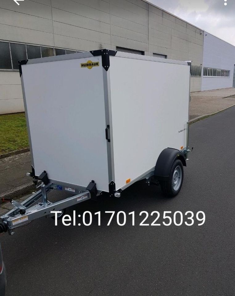 Koffer Anhänger überfahrrampe Umzug Transporter mieten in Ense – 3