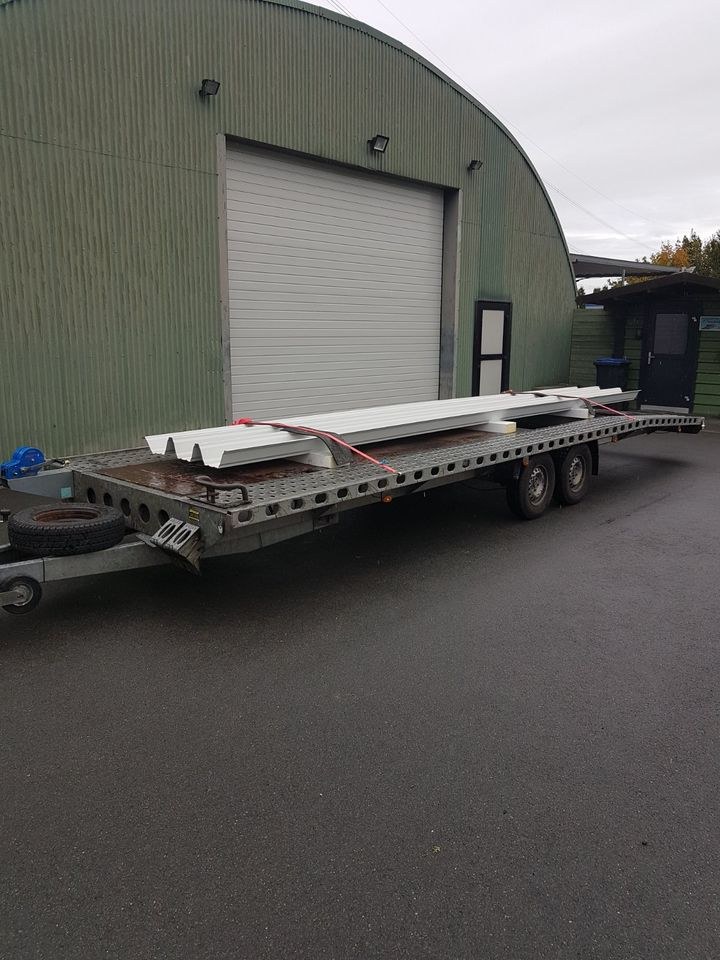 Autotransport Anhänger Pkw Trailer 2er Autos 8m mieten in Ense – 2