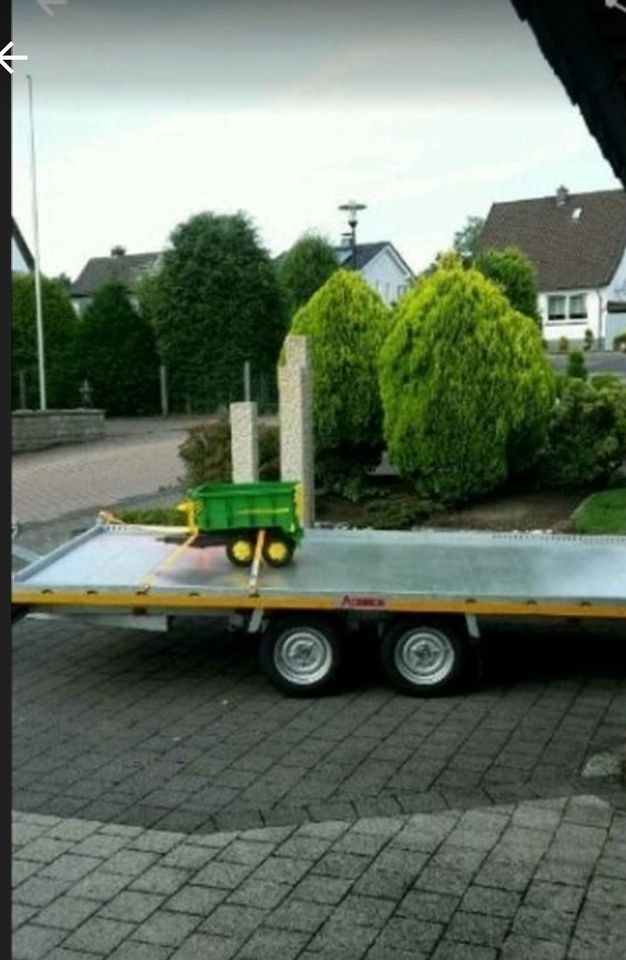 Trailer Autotransport Anhänger Plattform Pkw mieten in Ense – 4