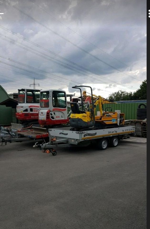 1,0 Tonnen Bagger Minibagger Wacker Neuson mieten bei Vermietung Jolk – 2