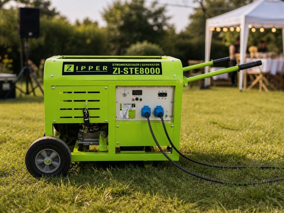 Stromerzeuger 8 KW mieten in Paderborn – Hüpfspaß für jede Feier