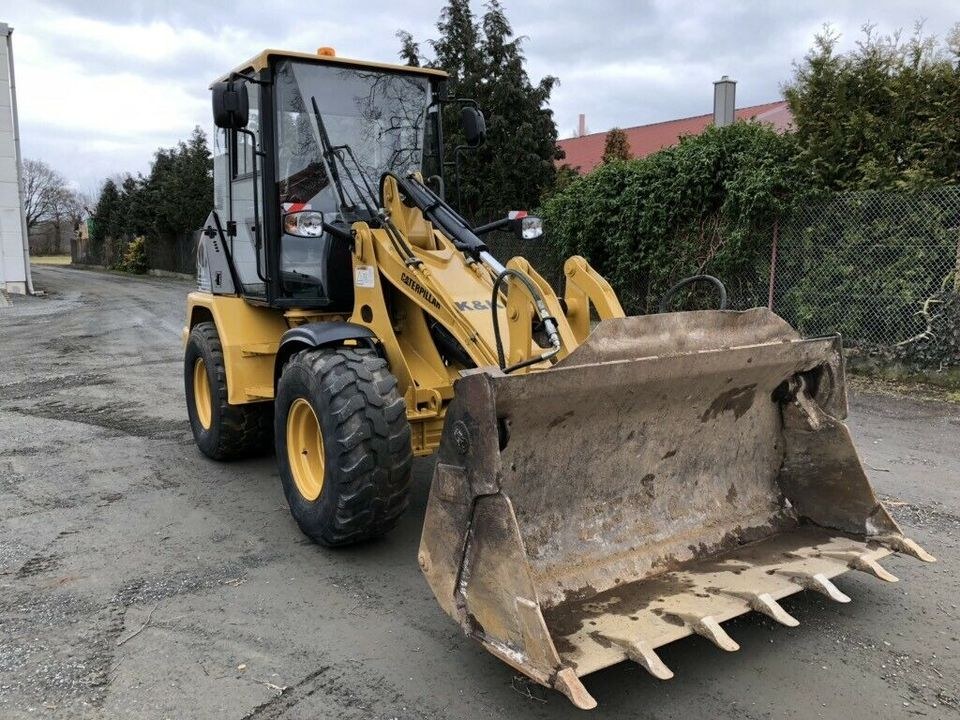 Radlader CAT 906 Klappschaufel Palletengabel mieten in Mücke – 2
