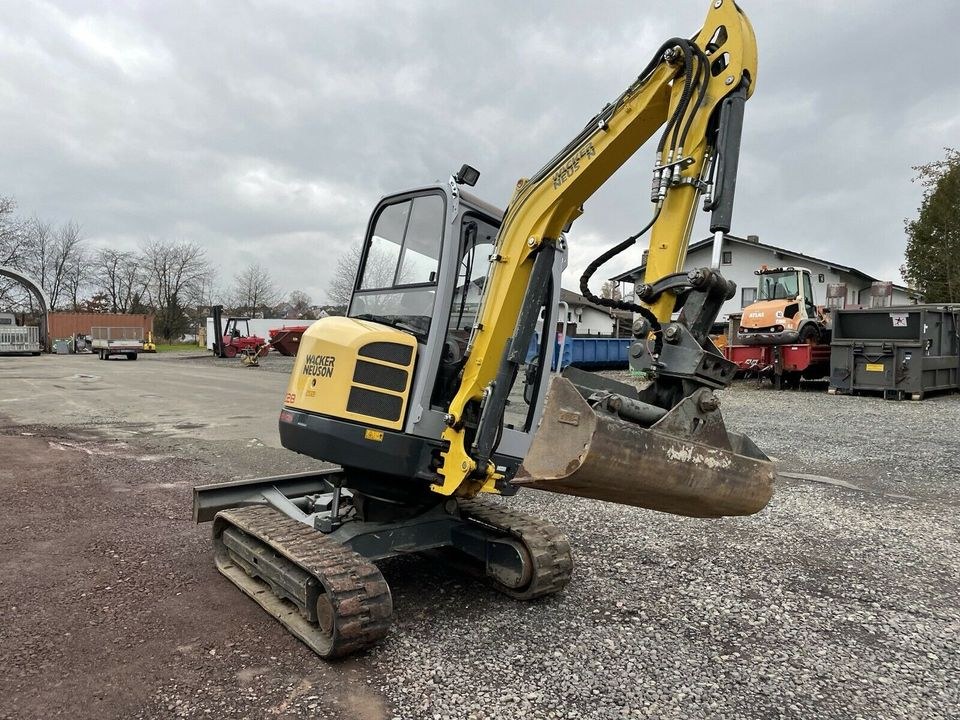 Minibagger Wacker Neuson EZ 28 3,3 t Bagger K&K mieten in Mücke – 4