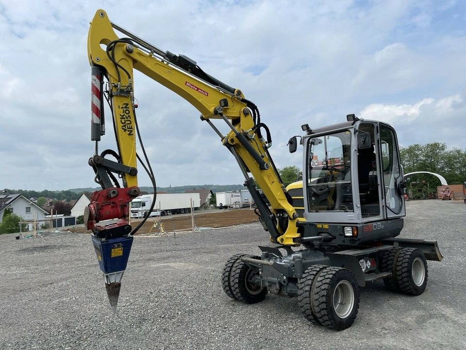 Kegelspalter Bagger Holzspalter Brennholz K&K mieten in Mücke – 4