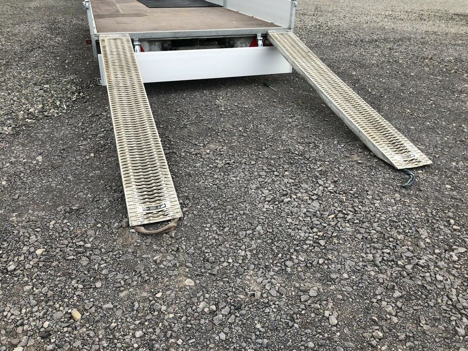 Hochlader Plattform Autotransporter Trailer mieten in Mücke – 3
