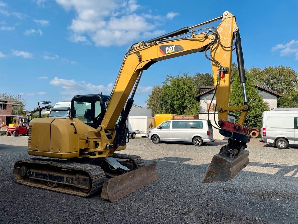 CAT 308 Bagger Kompaktbagger Kettenbagger K&K mieten in Mücke – 2