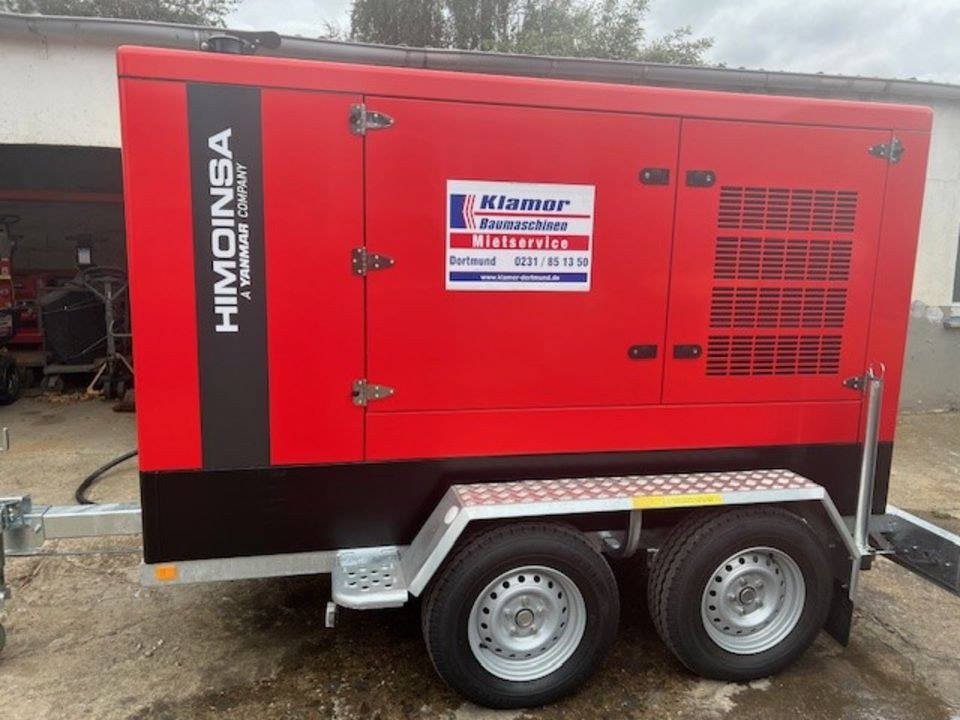 Stromerzeuger 100 kVa 80 KW auf Fahrwerk N mieten bei Klamor