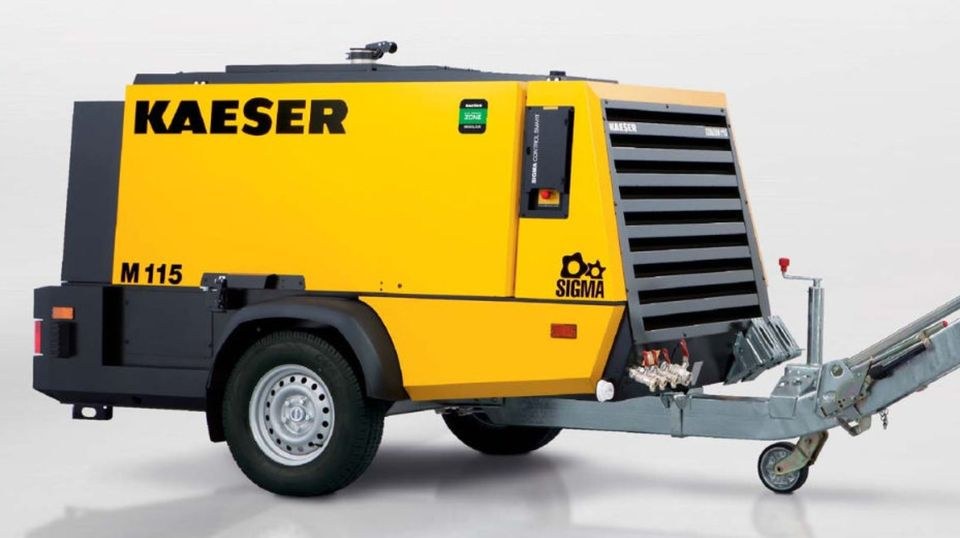 Kompressor 10 m³ bar Stufe G mieten bei Klamor – Druckluft mobil