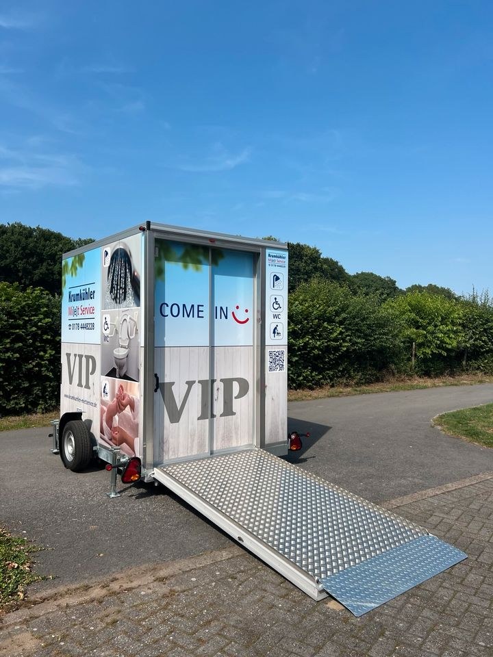 Behindertengerechtes WC Handicap Toilette VIP mieten in Versmold