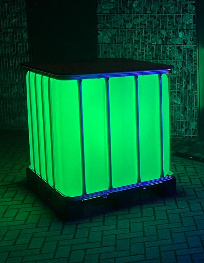 LED Stehtisch IBC Cube RGB Eyecatcher mieten in Versmold – 2