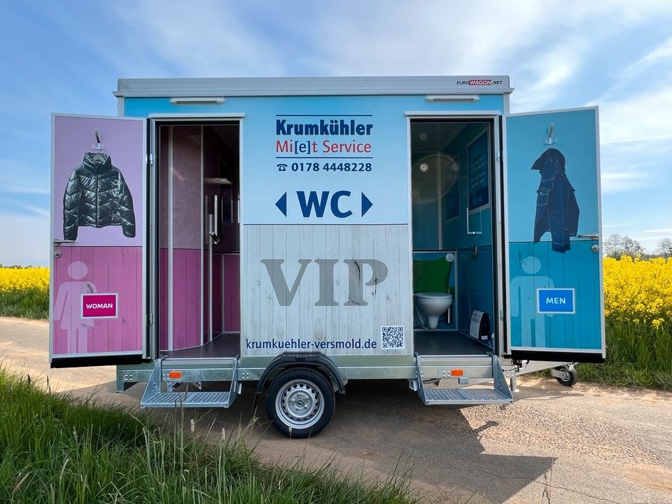 WC Wagen S Toilettenwagen VIP mieten in Versmold