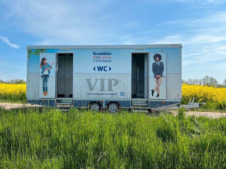 WC Wagen XL Toilettenwagen VIP mieten in Versmold