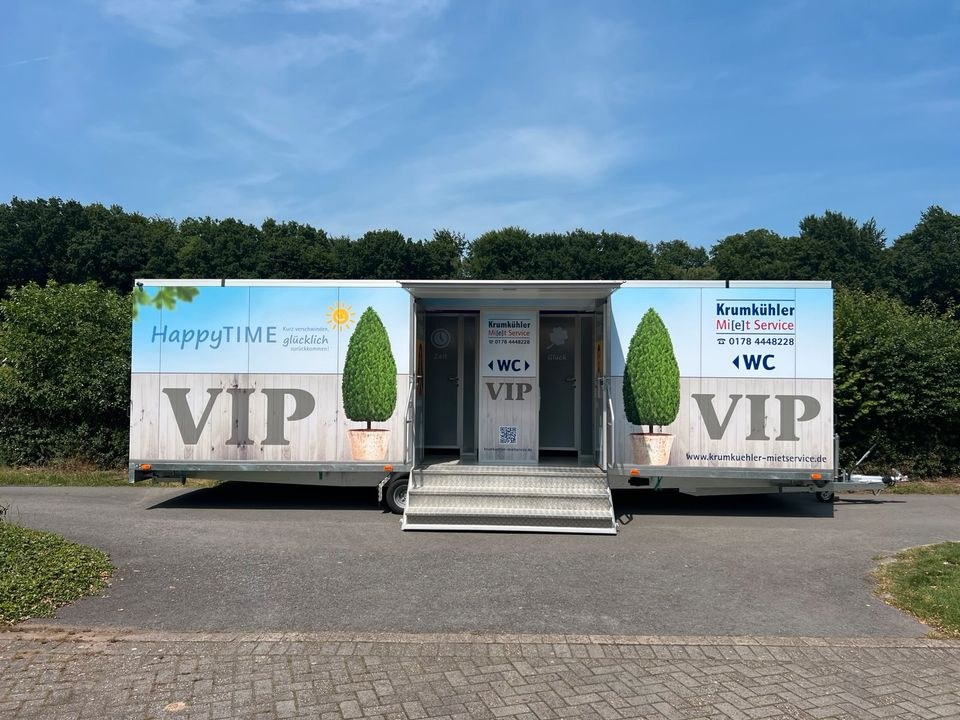 WC Wagen XXL Toilettenwagen VIP mieten in Versmold