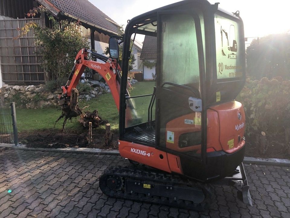 Bagger Hydraulikhammer Kubota Specht mieten bei LO Maschinenverleih – 3