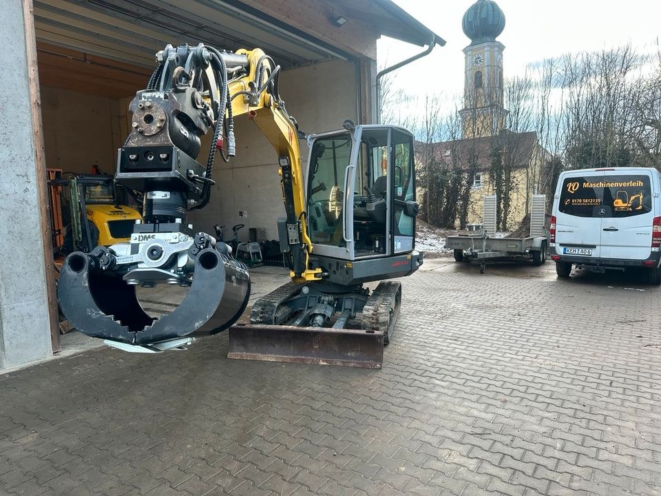 Minibagger Bagger gewerblich Kubota Wacker mieten in Abensberg – 2