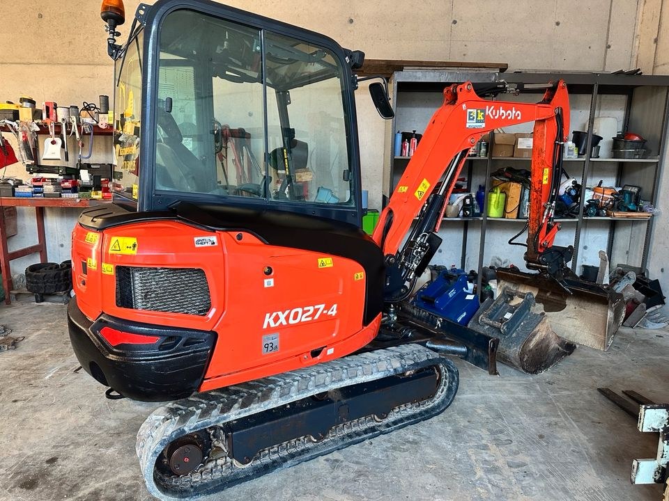 Kubota Minibagger Bagger gewerblich mieten bei LO Maschinenverleih
