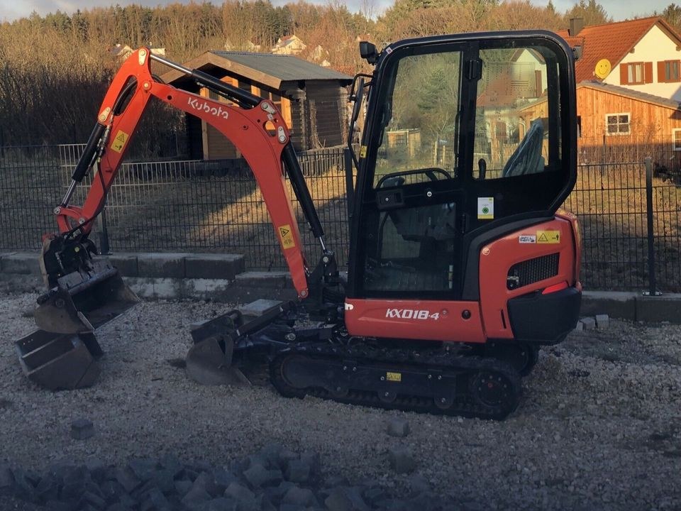 Kubota Minibagger Kabelbau mieten bei LO Maschinenverleih – 4