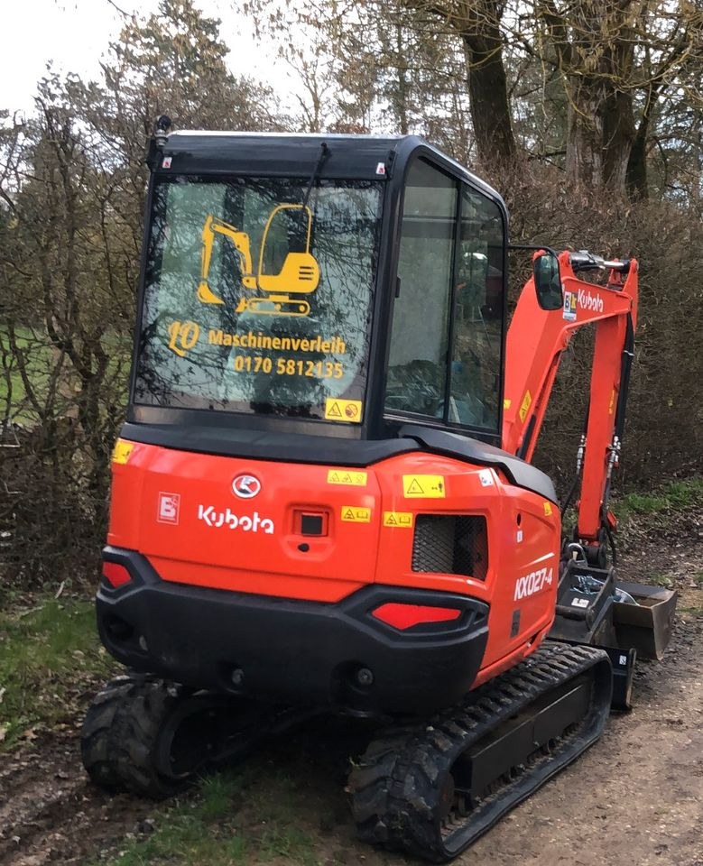 Minibagger KX16,18,19,27,30 Kabelbau mieten bei LO Maschinenverleih – 4